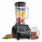 MisterChef Multi Speed Smoothie Blender / 2200W with 2L BPA-Free Tritan Container I 45000 RPM 8 Stainless Steel Blades for Ice/Soups/Nuts/Smoothie/Juices, Energy Class A+++, Black