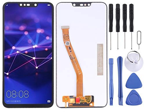 ZAORUN Pantalla LCD de reemplazo Pantalla LCD y ensamblaje Completo del digitalizador Compatible for Huawei Mate 20 Lite/Maimang 7 Teléfono móvil de Piezas Pantalla LCD de reparació (Color : Black)