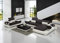 jvmoebel Design XXL Big Sofa Ecksofa Ledersofa Couch Polster Ecke Wohnlandschaft G8002E