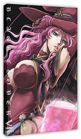 Anime-Poster Black Clover 17, Leinwand-Poster, Wandkunst, Dekordruck, Gemälde für Wohnzimmer, Schlafzimmer, Dekoration, 60 x 90 cm, Rahmen: