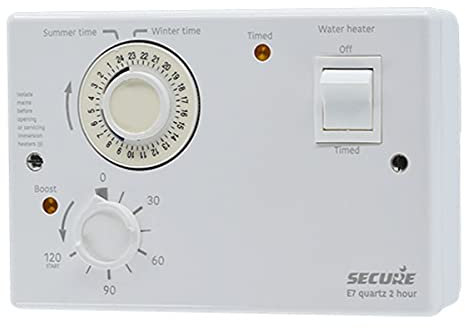 Secure E7Q/2 Economy 7 Quartz Immersion Water Heater Controller - 2 Hour Version