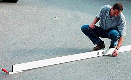 rabo Steckbares Richtscheit Profi 500 cm – 2-teilig, mit justierbarer Libelle, 1 mm/m Genauigkeit, stabile Aluminium-Ausführung, ideal für präzise Nivellierarbeiten im Innenausbau & Trockenbau“