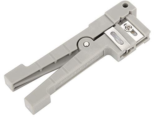 Eujgoov Dénudeur De Fibre Optique Dénudeur De Veste De Fibre Optique Dénudeur De Câble Coaxial Outil De Coupe-Câble Pince À Sertir 45-163 + 45-162(45-162)