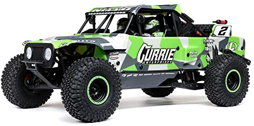 LOSI RC Truck 1/10 Hammer Rey U4 4WD Rock Racer Brushless RTR (Battery and Charger Not Included) with Smart and AVC, Green, LOS03030T2