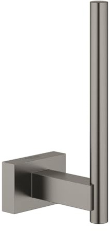 Grohe Essentials Cube Reservepapierhalter Hard Graphite gebürstet