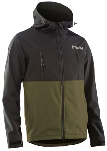 Northwave Herren Easy Out Softshell Jacke, grün, M