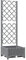 vidaXL Fioriera da Giardino e Graticcio Grigio Chiaro 40x40x121,5cm PP