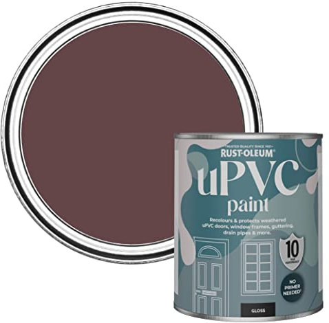 Rust-Oleum Purple uPVC Door and Window Paint In Gloss Finish - Mulberry Street 750ml