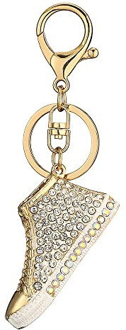 ARFUKA Schlüsselanhänger Schuhe Anhänger Schlüsselhalter Schlüsselringe Handtaschenanhänger Kristall Strass Taschenanhänger Autoschlüsselanhänger Keychain Geschenk
