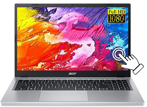 Acer Aspire Slim Business Laptop, 15.6 FHD Touchscreen, 16GB DDR5 RAM, 1TB SSD, AMD Ryzen 5 4-Core Processor, WiFi 6, Bluetooth, HD Webcam,