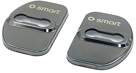 TBKJMY Acciaio Inossidabile, 4 Pezzi Coperchio Serratura Portiera Auto, per Smart 451 453 Fortwo, Protezione Protezione, Tappo Chiusura, Accessori Decorazione Interni Antiruggine
