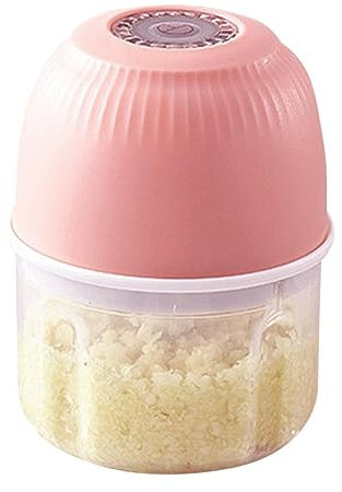 TONGFENG ajo | Picadora Alimentos 250 ml con diseño Desmontable,Picadora eléctrica Alimentos USB Recargable, Mini picadora procesadora Alimentos para Carne Jengibre Fruta