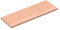 sourcing map Copper Flat Bar, 0.2 Thickness x 1.97 Width x 5.91 Length Copper Bus Bar Stock Plate Mill for Electrical (5mm x 50mm x 150mm)