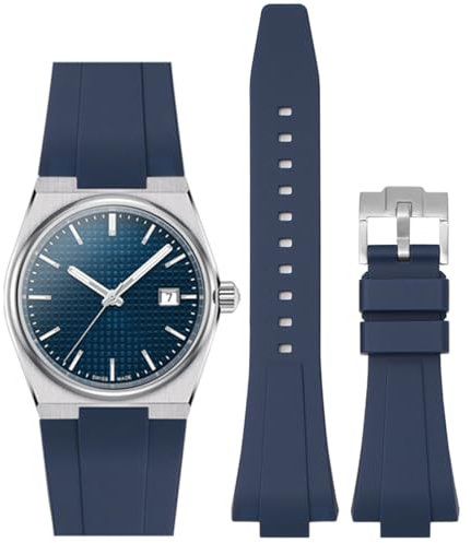 Stanchev Armband für Tissot PRX Serie, Schnellverschluss, Weiches Silikonband, 12 mm, für Herren und Damen, Ersatzarmbänder für 40 mm Uhr