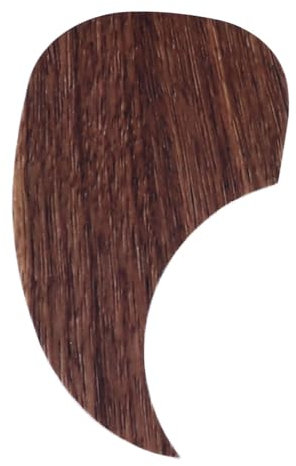 Golpeador de Guitarra, Golpeador de Guitarra Acústica Patrón de Grano de Madera de PVC Placa de Rasguño de Golpeador 3D Duradero (Forma de gota de agua)