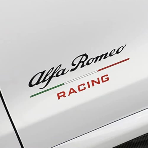 EPEDIC Auto-Emblem Für Alfa Romeo Giulia Giulietta 159 156 MITO Stelvio 147, Abzeichen-Aufkleber vorne Motorhaube Kofferraum dekorativ selbstklebend Tuning-ABS-Teile