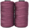 2 Pezzi Cordino per Borse Uncinetto Filo Macrame 1mm x 230m Macrame Corda Colorata Cordoncino per Borse a Uncinetto, Arazzo da Parete, Acchiappasogni, Fai da Te