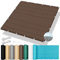 Tenda da Sole Parasole Tenda a Vela 280 x 280 cm, Antistrappo, Traspirante, 98% Anti UV, Telo Tenda da Sole Parasole, Solare Vela Ombreggiante, per Balcone, Terrazza, Marrone
