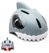 Crazy Safety Grau Hai Kinder Fahrradhelm | Fahrradhelm für Kinder von 6-12 Jahren für Fahrräder, Skateboards, Laufräder, Scooter, Skates. Leichter und Verstellbarer 3D-Tierhelm 54-59 cm.