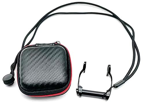 Wanjorlay Pince-nez en aluminium aéronautique pour la plongée, le surf, la natation - Coussinets antidérapants en silicone - Noir