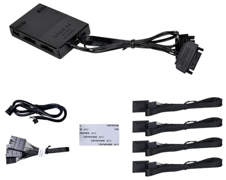 Lian Li UNI Fan SL Infinity SL-INF 120 RGB L-Connect 3 Fan Controller Kits (Black)
