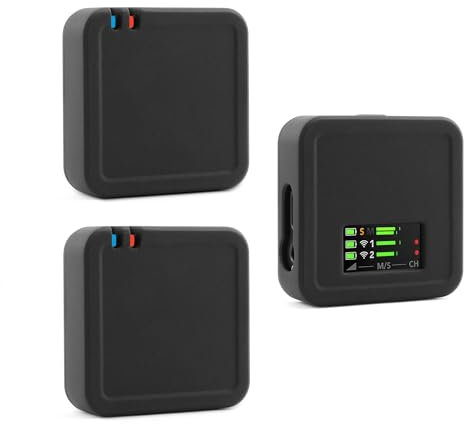 JCMOYUTY Case for RODE Wireless Pro Lav Mic Silicone Protective Cover (3PCS Black)