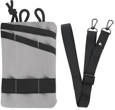 FakeFace Mini Sac pour Cartes Oxford Pochette de Rangement pour Clés Cartes Porte-Monnaie EDC Extérieur Portable Mini Pochette de Taille pour Voyage Camping Randonnée