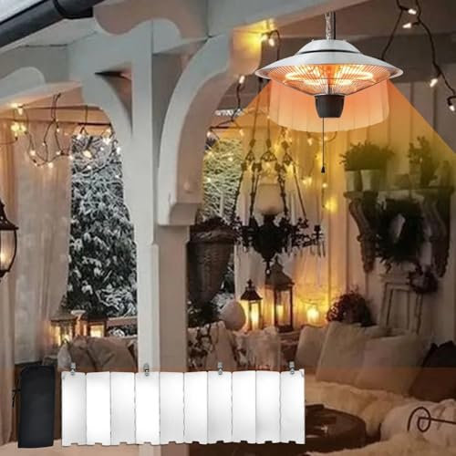 Économisez du carburant avec des réflecteurs en aluminium pour chauffages de terrasse, design facile à transporter