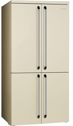 Smeg FQ960P6 Freestanding 70/30 Fridge Freezer, Cream