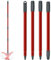 Mop Handle Compatible with Vileda Turbo Spin/Turbo Smart/EasyWring Mops,Adjustable Stick Replacement for Vileda Spin Mop Bucket,4-Section Germany Thread Mopping Replace Handle for Easy Installation