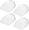 4 PCS Talonnette Gel Silicone 1cm, Semelle Rehaussante, Protecteurs de Talon,Epine Calcaneenne Talonnette Tendon D'achille, Coussinets de Talon Confortables pour Hommes et Femmes