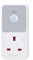 WEAVVE Automatic Induction PIR Infrared Sensor Socket Night Lamp Holder 110-240V 120° Degree Wide Angle Automatic Induction EU US UK Plug(UK Plug)