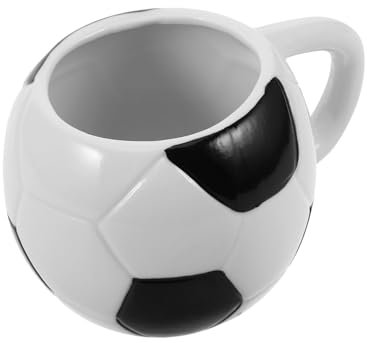 Abaodam Fußballbecher Aus Keramik Kleine Getränketasse Für Kaffee Und Tee Robustes Und Leicht Zu Reinigendes Material Für Partys Und Outdoor-aktivitäten Vielseitig Einsetzbares Trinkgeschi