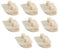 Hasaller Kits de zapatos para aspiradora de piscina, 8 piezas, kit de zapatos de aspiradora de piscina, pieza de repuesto para limpiador de piscinas Hayward Santoprene