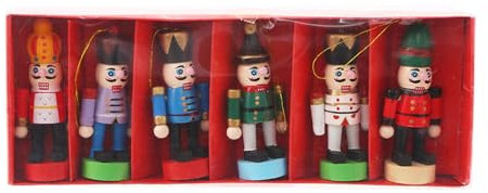 Pack of 6 Nutcracker Statues