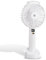 DAMUROS Mini Ventilador Portátil con Atomizador de Agua – 6 Velocidades, Pantalla LED, USB Recargable, Silencioso y con Soporte para Móvil