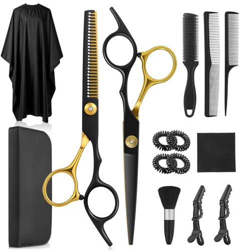 Lictin 6.7Tijeras de Peluquería Profesional,Corte de Pelo de Acero Inoxid