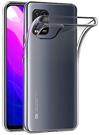 AICEK Hülle Compatible für Xiaomi Mi 10 Lite 5G / Mi 10 Youth 5G Transparent Silikon Schutzhülle für Xiaomi Mi 10 Lite 5G Case Clear Durchsichtige TPU Bumper Handyhülle (6,57 Zoll)