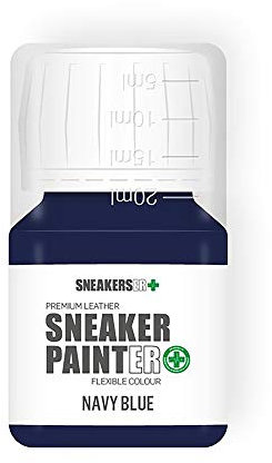 SNEAKERSER - Pintura flexible de piel de primera calidad, color azul marino, 30 ml, para tenis, zapatillas y calzado