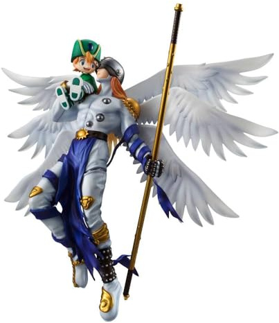 Megahouse Digimon Adventure G.E.M. Serie Statuette PVC Angemon & Takaishi Takeru 22 cm