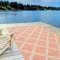 THE RUGS Outdoor Rug – Weather & UV Resistant Outdoor/Indoor Area Rugs - Durable Rugs for Patio, Deck, Garden, Kitchen, Bathroom or Living Room - Orange, 200 x 290 cm