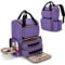 Luxja Nagellack Organizer Tasche für 70 Flaschen Nagellack, Nagellack Aufbewahrung Tasche für Nageltrockner, Nagellack Tasche mit 2 abnehmbaren Nagellack Tasche, Lila
