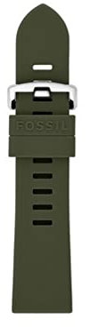 Fossil Bracelet Interchangeable pour Montre Unisexe, Largeur 20mm, Bracelet Silicone, S201105