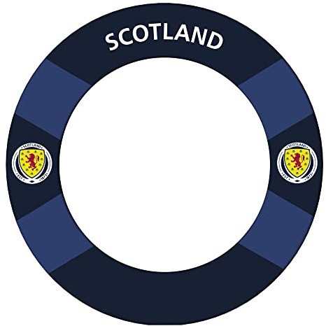 Darts Corner Schottland Dartscheibe Surround | Offiziell lizenziertes Schottland St Andrews Cross | Navy (SU168)
