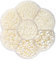 Buer Homie 5600pcs 2/3/4/5/6/8/10mm Half Round Flatback Pearls Beads Black for DIY Crafting, Pearl Nail Charms, Crafts Jewellery Wedding Dress Nail Art (Beige)