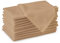 Encasa Baumwollstoffservietten | 12er-Set | Größe 43x43 cm | Hell beige Volltonfarbe | Waschmaschinenfest