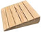 Solid Wood Curb Ramps, 7-15 cm Rise Portable Non-Slip Threshold Ramps For Garage, Patio Door Shed, Loading Dock, Driveway Wheelchair Sidewalk (Size : 30x30.8x11cm/12x12x4.3in)