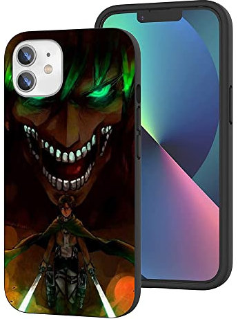 WANGQINHAI Kompatibel mit iPhone 11 Hülle, Anime Cool Manga TPU Drop Protection Shock Absorbing Scratch Resistant Phone Case Cover (Anime-Attack-on-Titan-Comic-3)