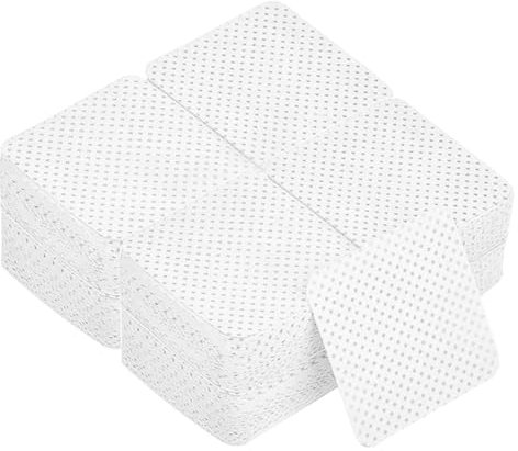 320 Pièces Lingettes à Ongles Non Pelucheux, Coton Ongles Gel Vernis Remover Wipes, Enlever de Vernis à Ongles UV Gel pour manucure et pédicure(Blanc)