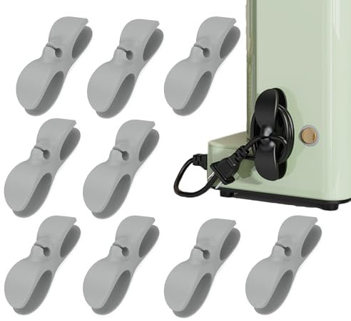 YOUNLEN 9pcs Cable Rewinder Cord Organizer for Kitchen Appliance Electrical appliance cord organizer Suitable for air fryers, toasters, rice cookers, juicers,Coffee machine etc.